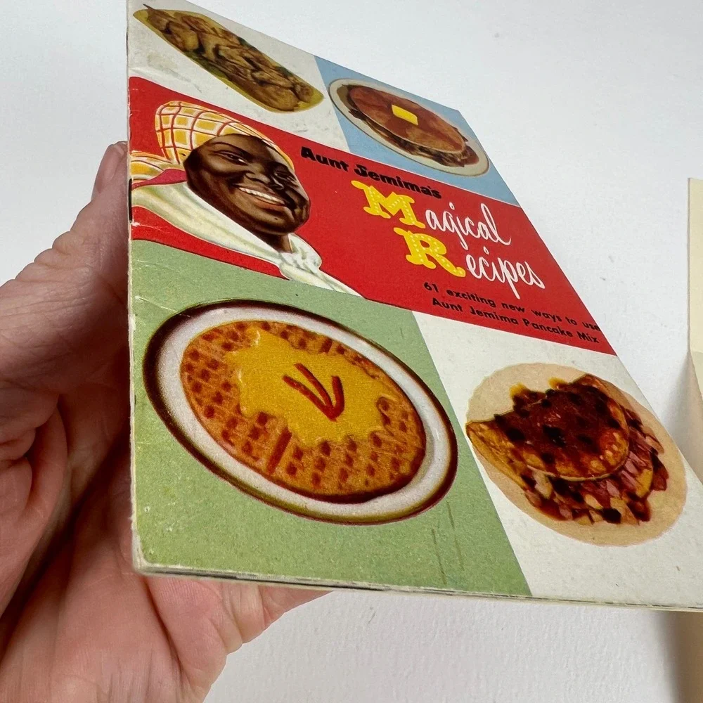 VTG Aunt Jemima Pancake Recipes Cookbook 1952 + Vintage Advertising 1984 Insert